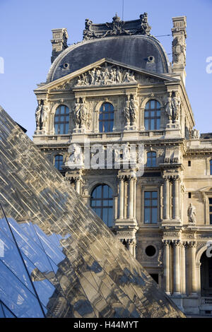 Louvre, Parigi, Francia, Foto Stock