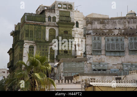 Arabia Saudita, provincia Makka, Jeddah Nassif house, Foto Stock