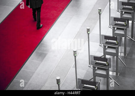 Il blocco, tappeto rosso, persona, dettaglio Foto Stock