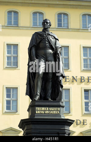 In Germania, in Sassonia, Dresda, Monumento "Friedrich August II', Foto Stock