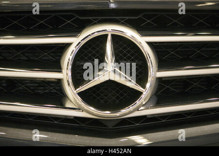 Auto, calandra, Mercedes Stern, Foto Stock