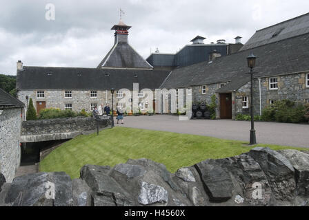 Gran Bretagna, Scozia, Grampian Highlands, Dufftown, distilleria di whisky Glenfiddich, Foto Stock