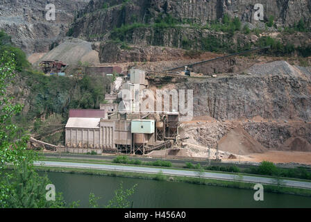 In Germania, in Renania Palatinato, Taben-Rodt, cava, Saar, Foto Stock