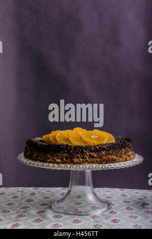 Torta arancione con il miele, il posto per la vostra inserzione Foto Stock