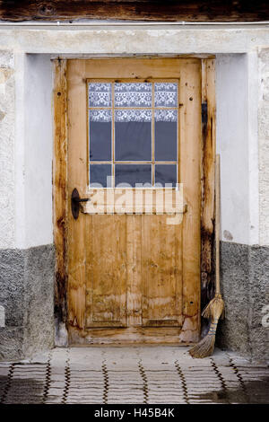 Agriturismo, dettaglio, porta anteriore, Foto Stock