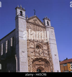 Spagna, Castilla y Leon, Valladolid, Chiesa di San Pablo, chiesa parrocchiale, struttura, architettura, luogo di interesse, i campanili, destinazione, turismo, Foto Stock