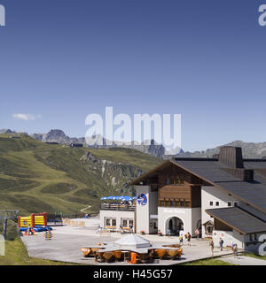 Austria, Montafon, ristorante di montagna, Nova Stoba, Foto Stock