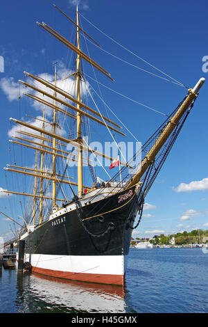 Germania, Schleswig-Holstein, Travemünde, porto, nave museo 'Passat', Foto Stock