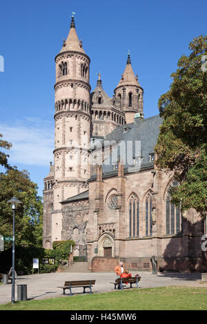 L'Europa, in Germania, in Renania Palatinato, Worm, Cattedrale pezzo Pietro, Foto Stock