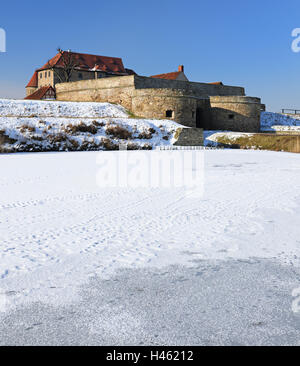 In Germania, in Turingia, castello d'acqua posti eroica, inverni, Foto Stock