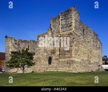 Il castello di Canterbury in Canterbury Kent England Foto Stock