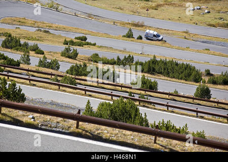 Passo dello Stelvio, Stelvio, mountain pass, strada, Foto Stock