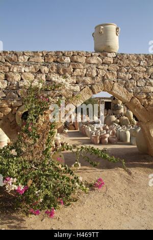 La Tunisia, Djerba, Guellala, ceramiche, Foto Stock