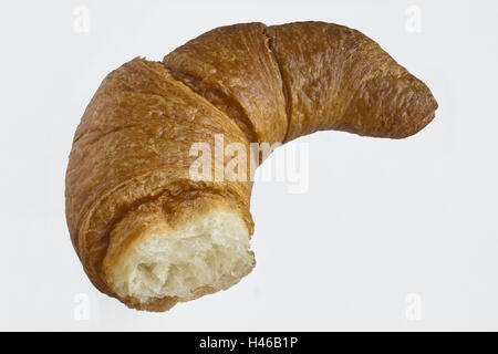 Croissant, addentata, tagliate, torte, torte e dolci di pasta sfoglia, prima colazione dolce, Kipfel, croissant, brioche, colazione, softy, picchiato off, Foto Stock