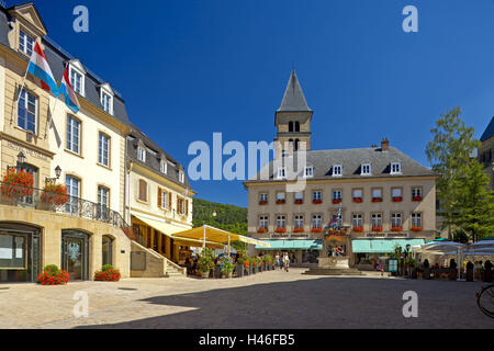 Europa, Granducato del Lussemburgo, Echternach, mercato, Foto Stock