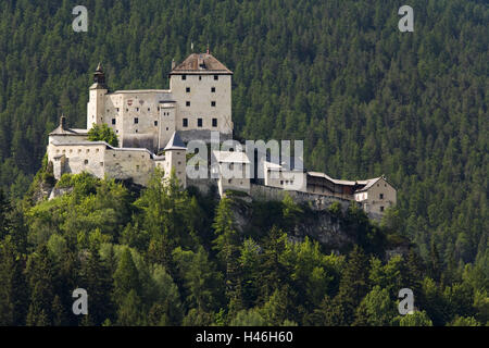La Svizzera, Grigioni, Engadina, Castello di Tarasp, Foto Stock