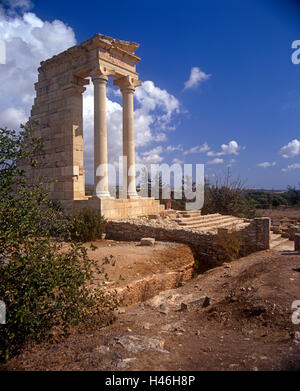 Rovine del tempio di Apollo Limassol Cipro Foto Stock