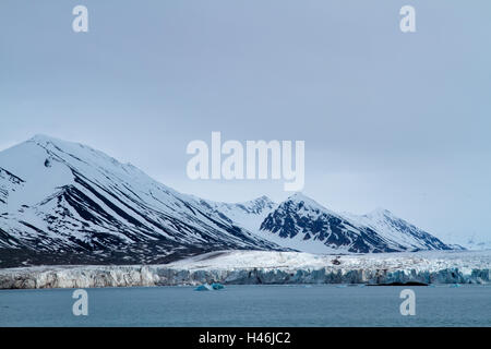 Crociera svalbard geografica i ghiacciai dell isola Foto Stock