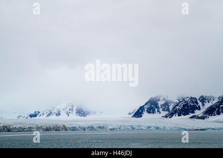 Crociera svalbard geografica i ghiacciai dell isola Foto Stock