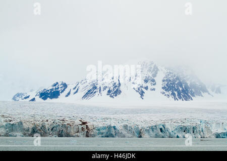 Crociera svalbard geografica i ghiacciai dell isola Foto Stock