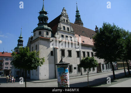Polonia, Brieg, municipio Foto Stock