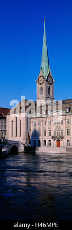 La Chiesa di Fraumuenster, Zurigo, Svizzera Foto Stock