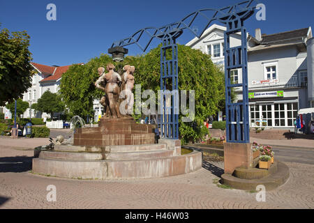 Germania, Assia, Waldecker paese, health resort gamma, ninfa bene, Foto Stock