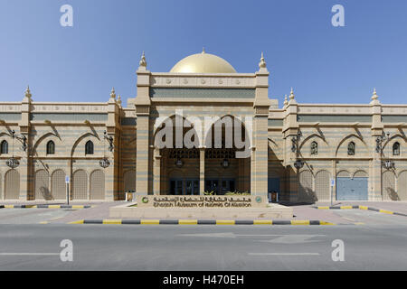 Museo islamico, Corniche Road, Emirato di Sharjah Emirati Arabi Uniti, Penisola Arabica, Medio Oriente, Asia Foto Stock