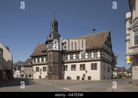 In Germania, in Renania settentrionale-Vestfalia, Höxter sul Weser, municipio Foto Stock