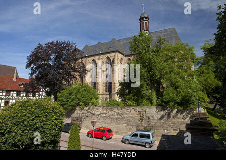 Assia, Assia settentrionale, Fritzlar, chiesa protestante, Foto Stock