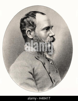 Francesco Giuseppe I (Franz Joseph) 1830-1916. L'imperatore d'Austria dal 1848 Foto Stock
