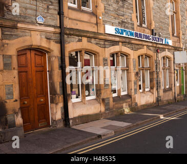 Skipton Building Society filiale a Keswick, Cumbria,Inghilterra Foto Stock