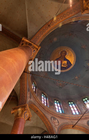 L'Egitto, al Cairo, Copto città vecchia, la chiesa di San Giorgio Mari Girgis', a cupola, vault Foto Stock