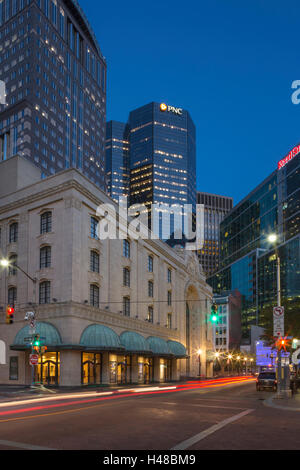 HEINZ HALL distretto culturale centro di Pittsburgh Pennsylvania USA Foto Stock