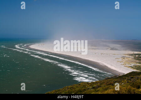 Nuova Zelanda, Isola del Sud, Golden Bay, Farewell Spit, Foto Stock