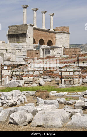 La Turchia, costa ovest, Izmir, Selcuk, John's basilica, Foto Stock