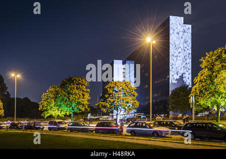 Germania, Hamburg City North, light festival, Vattenfall, Foto Stock