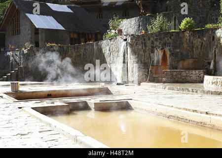 Perù Cusco, Lares, Aquas Calientes, Foto Stock