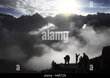 Il Perù, Machu Picchu, Nuovo7meraviglie del mondo, Foto Stock