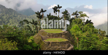 Ciudad Perdida, Santa Marta, Colombia Foto Stock