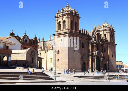 Cusco, Perù, Plaza de Armas, Foto Stock