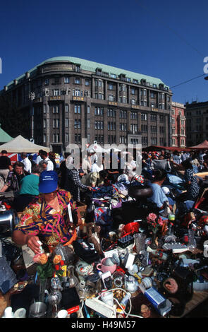 Austria, Vienna, Vienna linea, il mercato delle pulci nel mercato DI RODITURA, Foto Stock