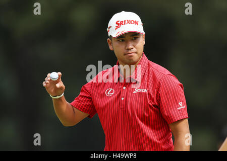 Sayama Golf Club, Saitama, Giappone. Xiv oct, 2016. Hideki Matsuyama, 14 ottobre 2016 - Golf : Giappone Open Golf Championship 2016 a Sayama Golf Club, Saitama, Giappone. Credito: NipponNews.net/AFLO/Alamy Live News Foto Stock