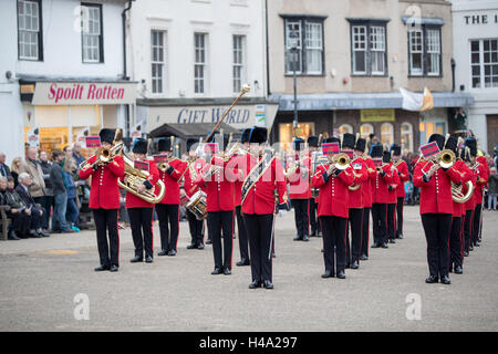 La battaglia, Inghilterra. 14 ottobre 2016, Hastings 950th anniversario preparazione,s per una serie di avvenimenti che segnano il 950th della battaglia di Hastings. Credito: Jason Richardson / Alamy Live News Foto Stock