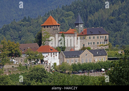 Germania, Baden-Württemberg, Brook Gerns, parte città Obertsrot, castello di cinghiale, di pietra dal 1272, Foto Stock