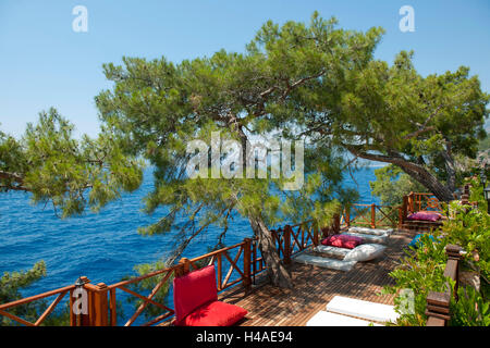 Turchia, Provincia di Mugla, Fethiye, Ölü Deniz, Uzunyurt Köy, Foto Stock