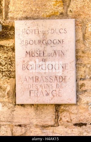 Il museo del vino, il complesso di edifici, Beaune, Borgogna, in Francia, in Europa Foto Stock