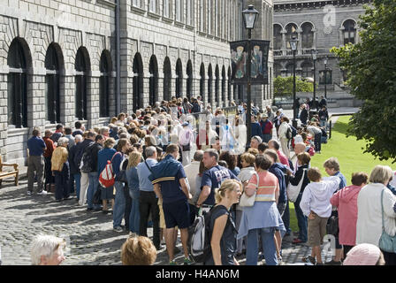 Irlanda, Dublino Trinity College, Old Library, nel 1712-1732, biblioteca, Visitatore, Foto Stock