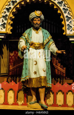 Siegfried meccanici del Museo degli Strumenti Musicali, Rudesheim, la Gola del Reno, Germania, Europa Foto Stock