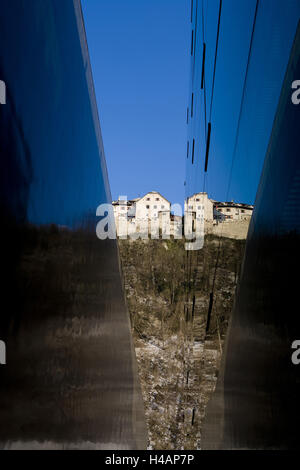 Museo d'arte di Liechtenstein, principe della serratura Vaduz, Principato del Liechtenstein, Foto Stock